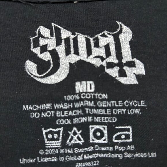 Ghost Cardinal Copia All Seein Eye Goth Metal Band T-Shirt M - Picture 4 of 4